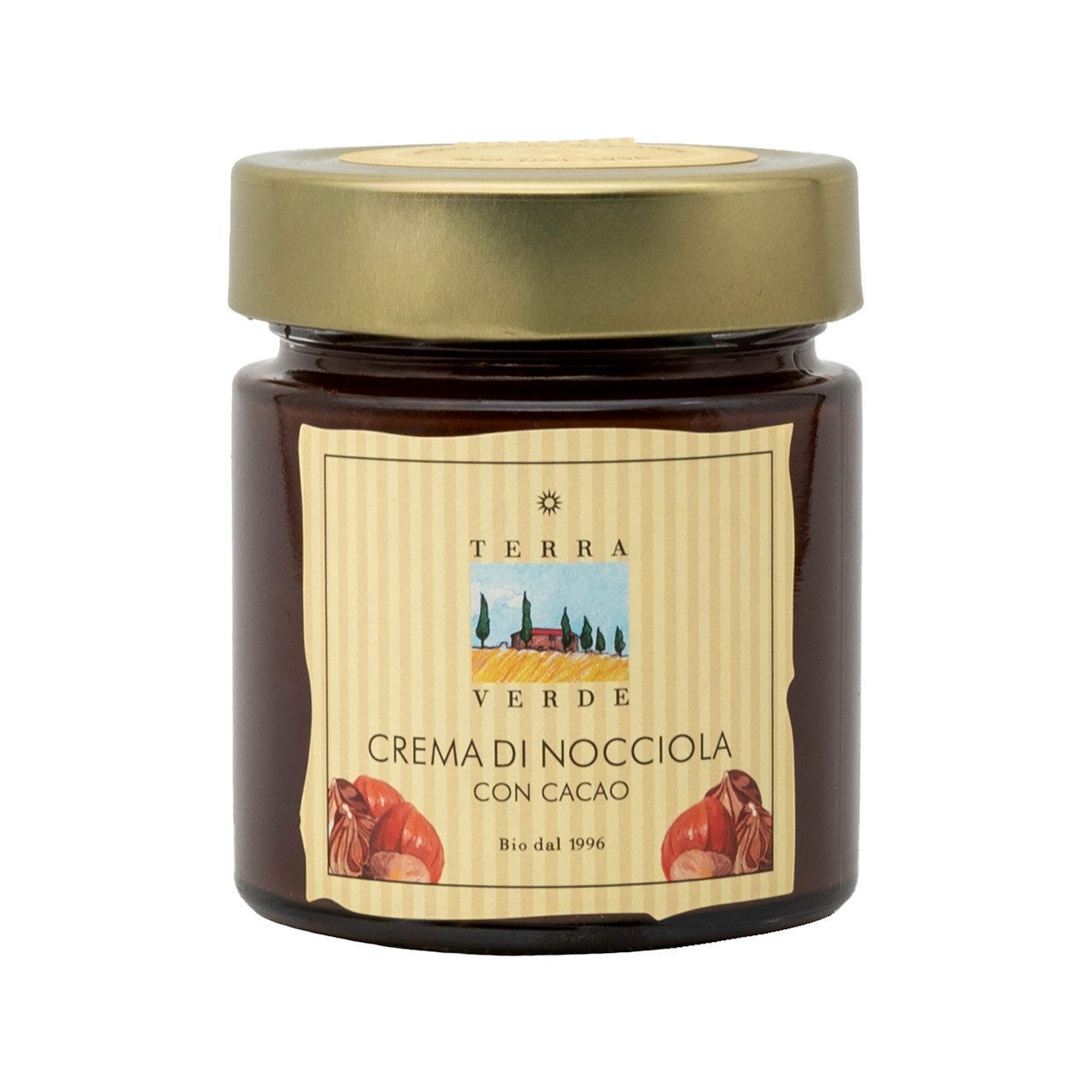 3x Terraverde Haselnuss-Kakao-Creme 250g