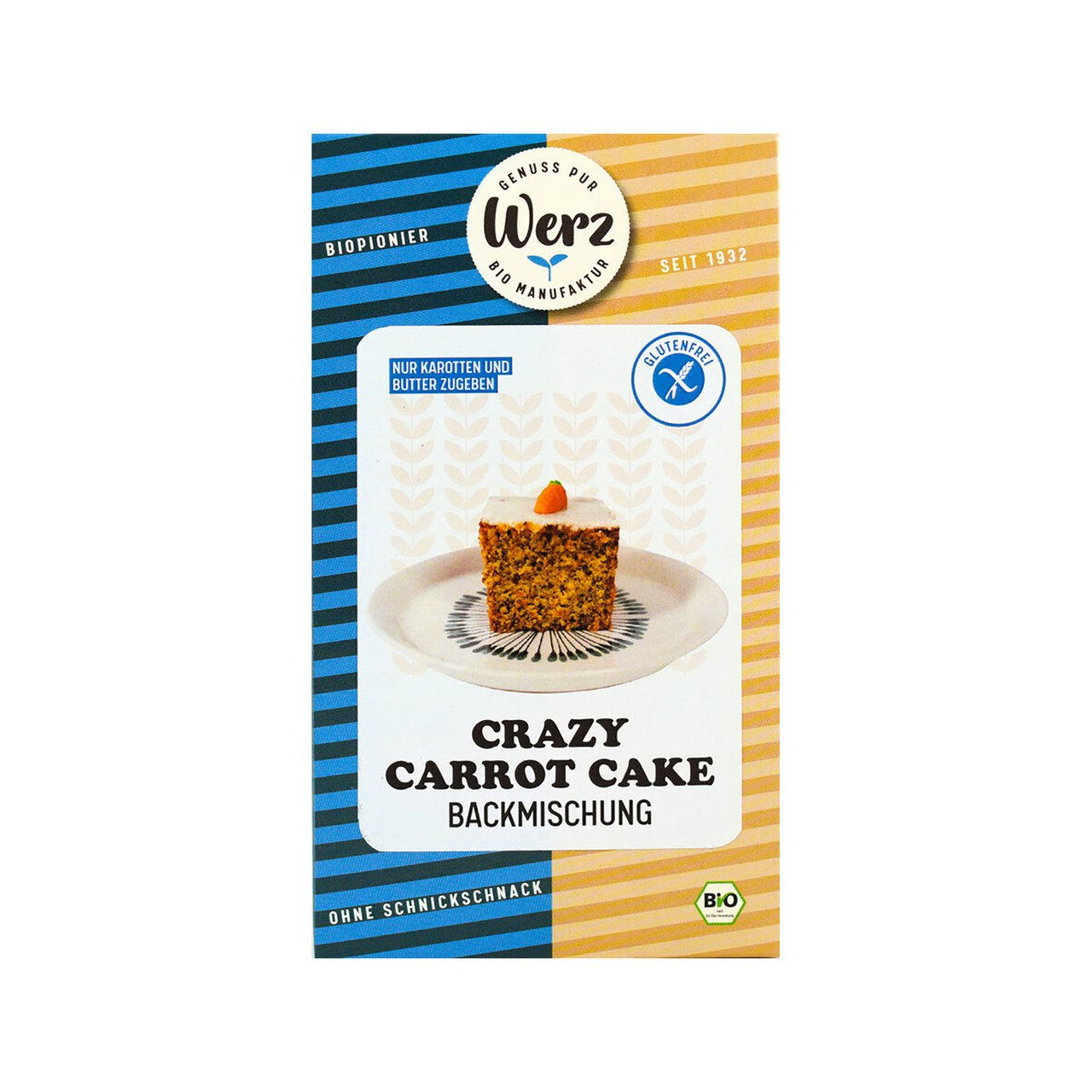 5x WERZ Backmischung Rüeblikuchen glutenfrei 500g