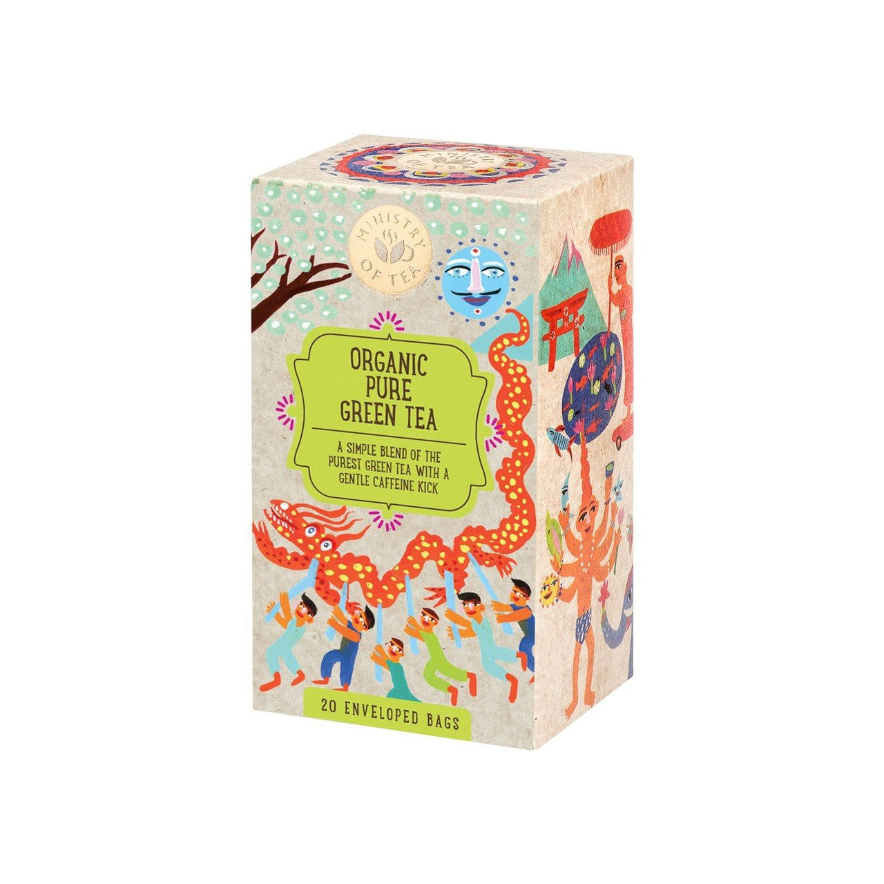 3x MINISTRY OF TEA Pure Green Tea Gr ntee 35g