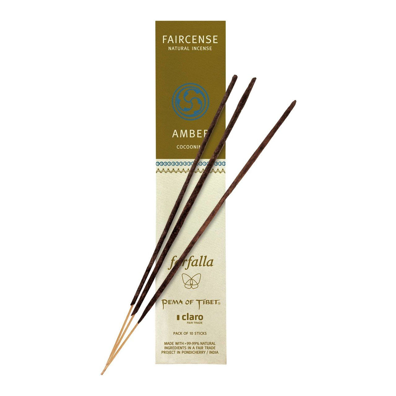 1x FARFALLA R ucherst bchen Faircense Amber/Cocooning 0ml