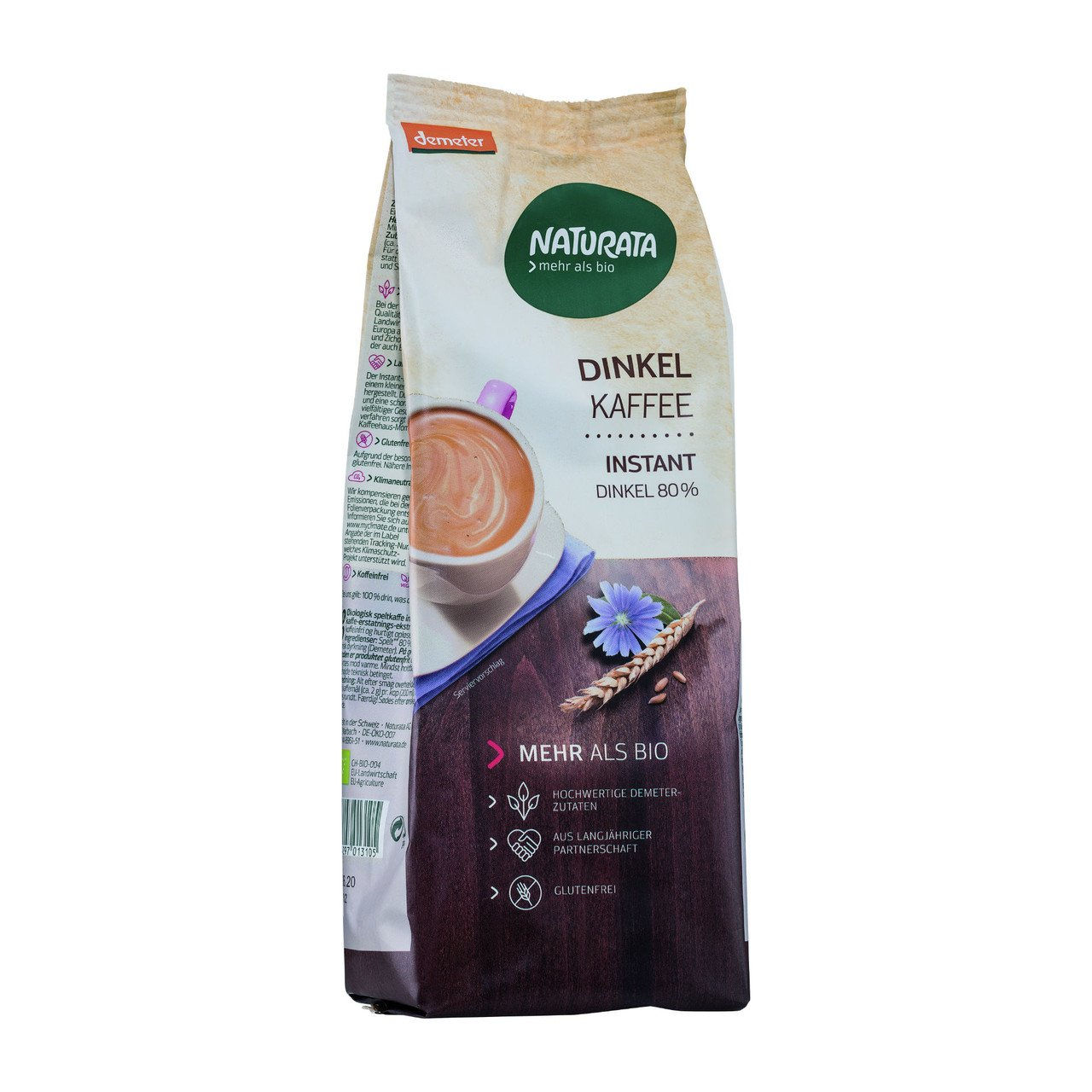 6x NATURATA Dinkelkaffee Instant Nachf llbeutel 175g