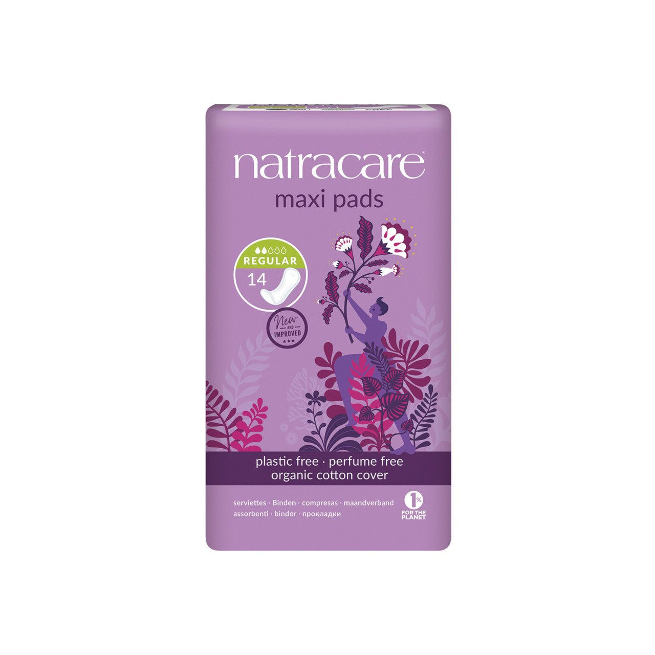 3x NATRACARE Damenbinden normal 14 Stück