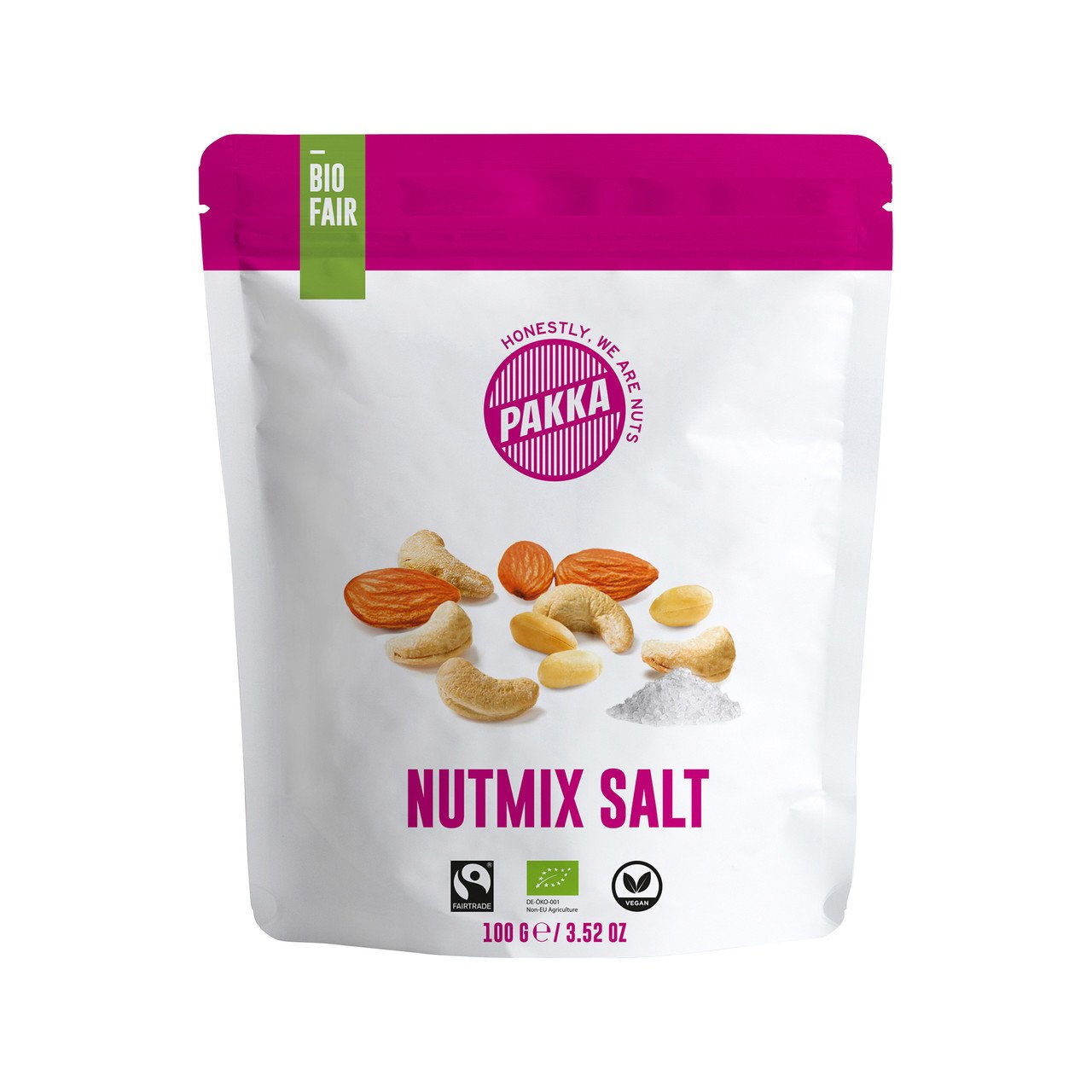 8x PAKKA Nussmix ger stet gesalzen 100g