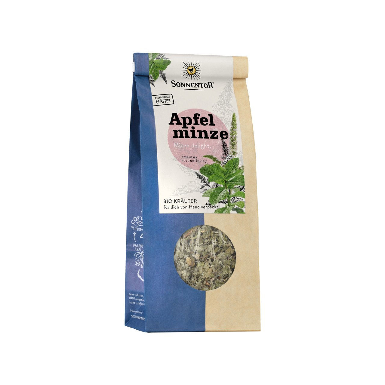 3x SONNENTOR Apfelminze Kr utertee 50g