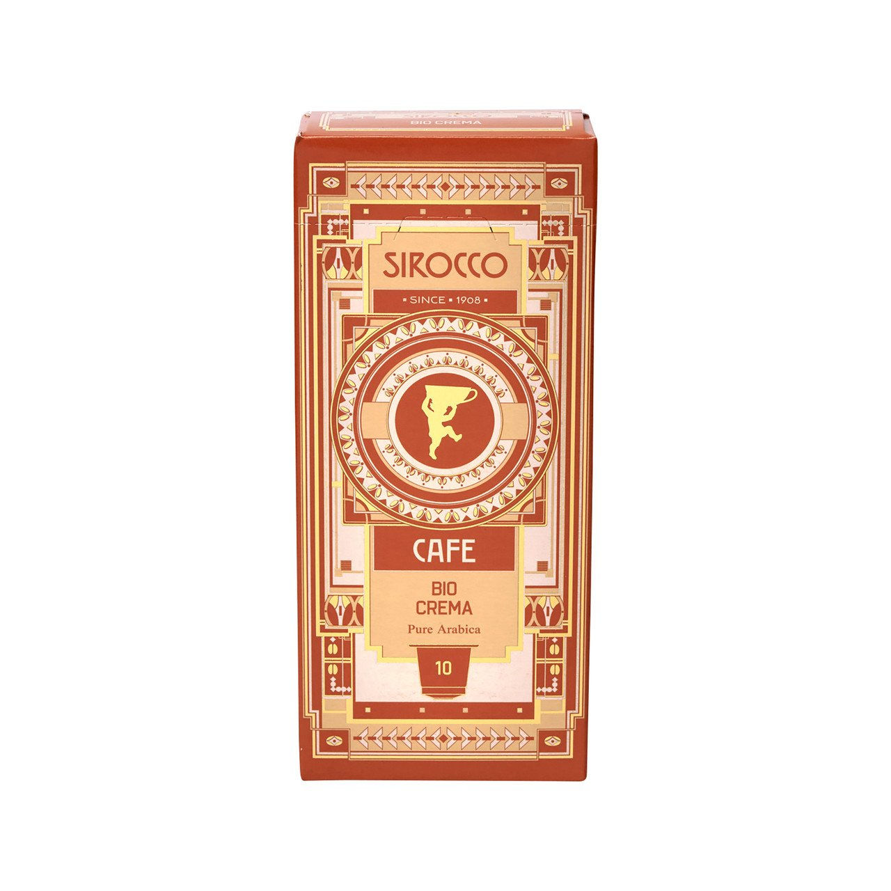 5x SIROCCO Caf Crema Kapselkaffee 200g