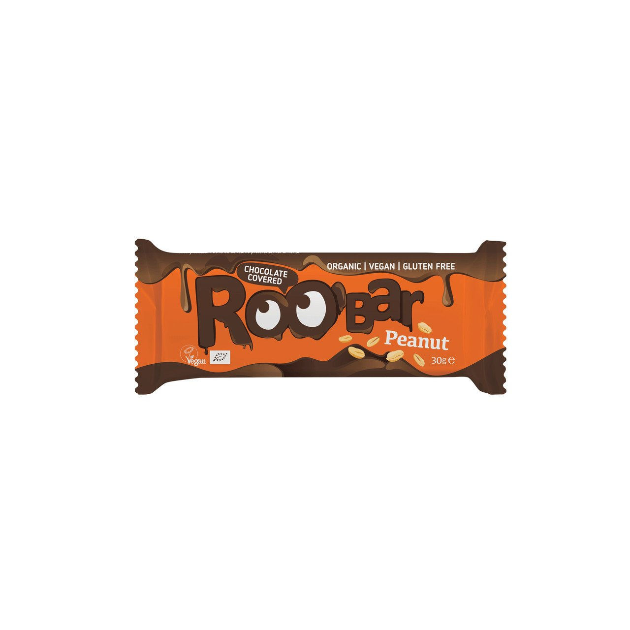 16x ROOBAR Schokoriegel mit Erdn ssen 30g