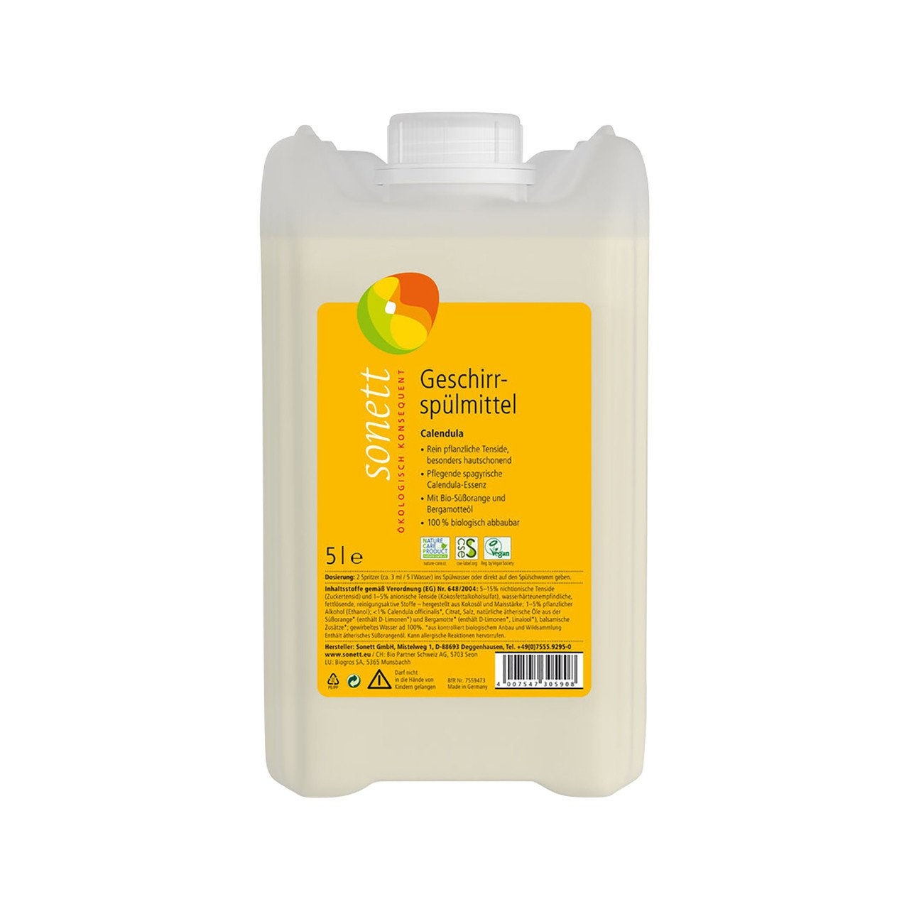 1x SONETT Geschirrsp lmittel Calendula 5000ml