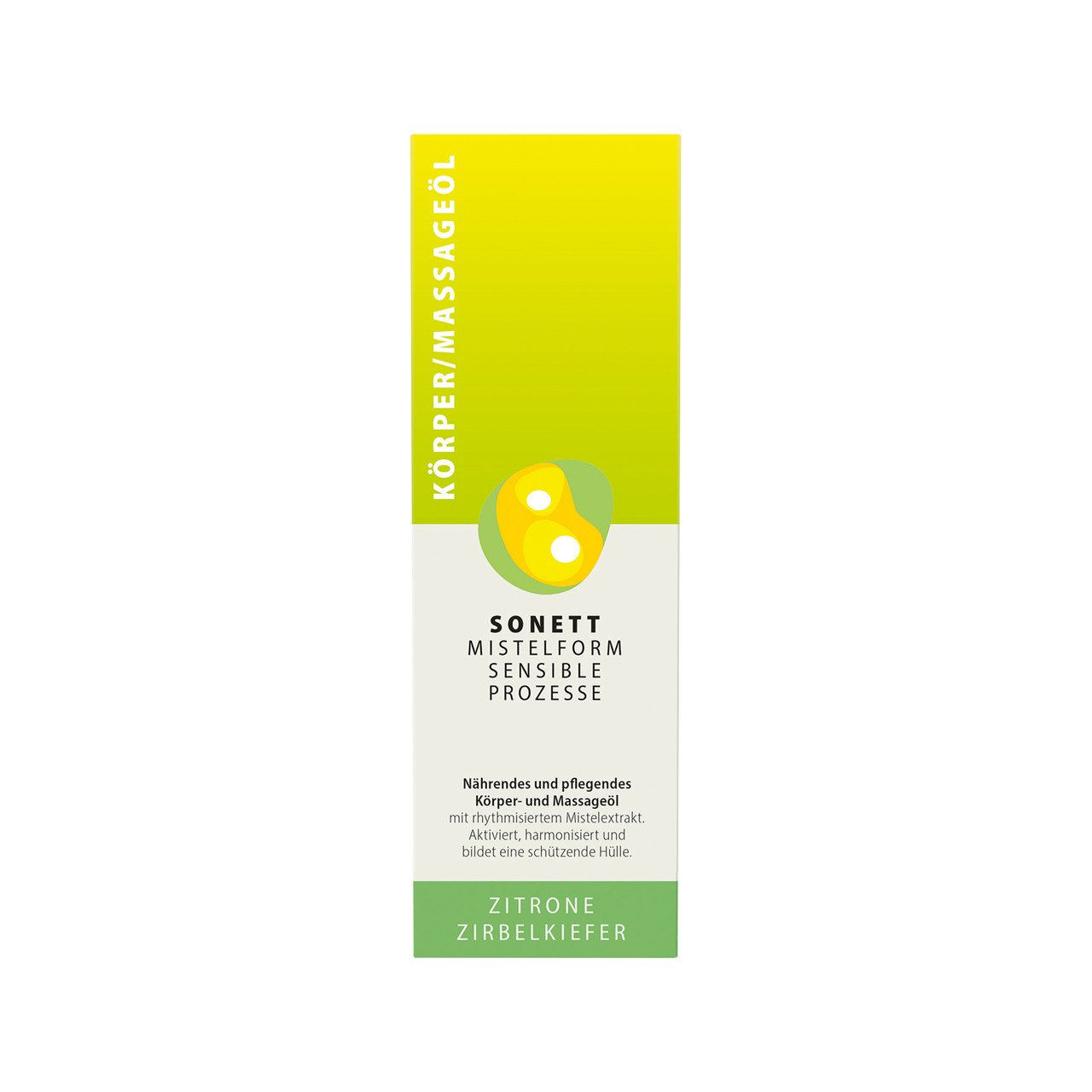 1x SONETT Mistelform K rper-& Massage l Zitrone-Zirbelkiefer 145ml