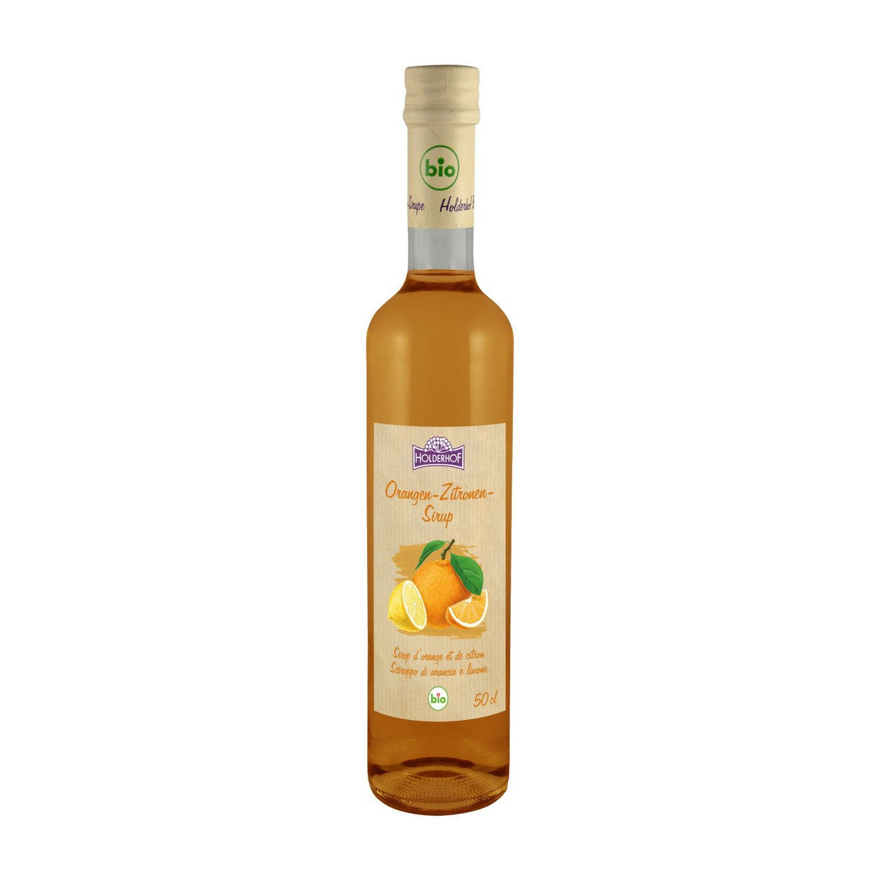 3x Holderhof Orangen-Zitronensirup 500ml