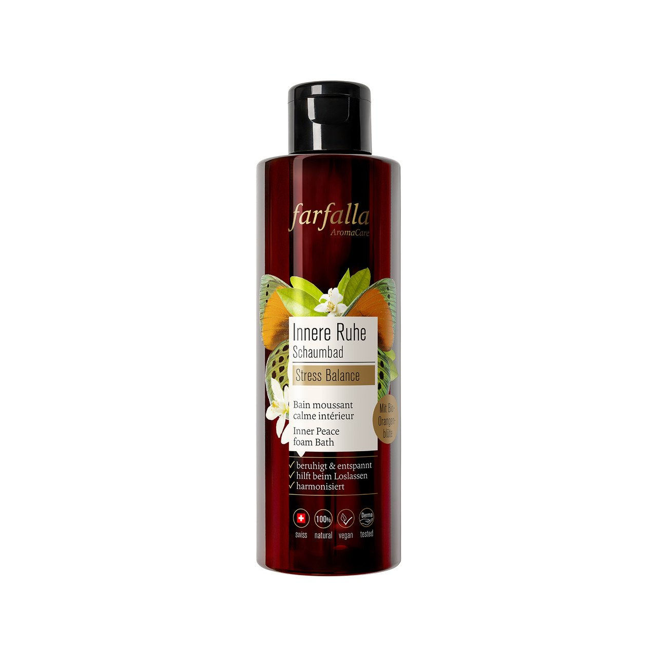 1x FARFALLA Innere Ruhe Schaumbad 200ml