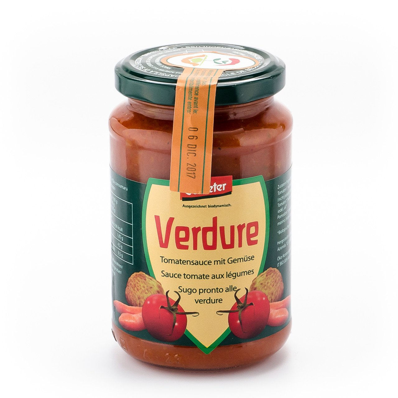 6x VANADIS Sauce Tomaten Verdure 340g