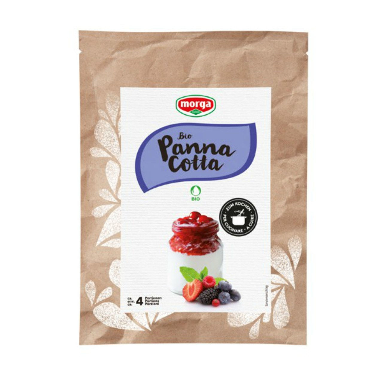 6x MORGA Pudding Panna Cotta 65g