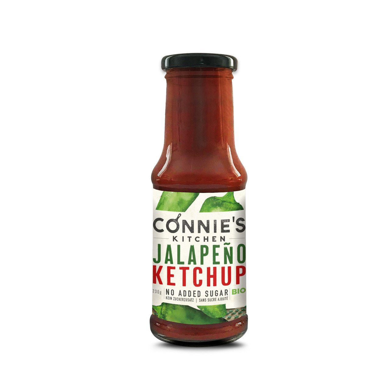 6x CONNIE'S KITCH. Ketchup Jalapeno 230g