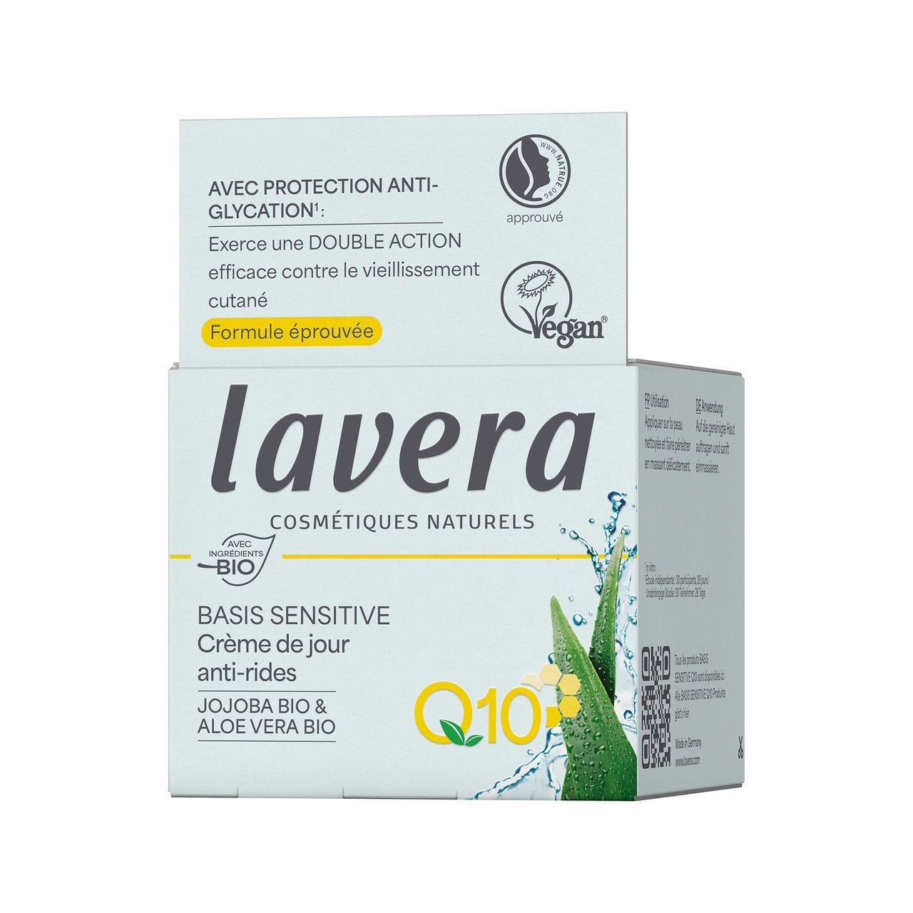 1x LAVERA basis sensitiv Q10 Anti-Falten Feuchtigkeitscreme 50ml