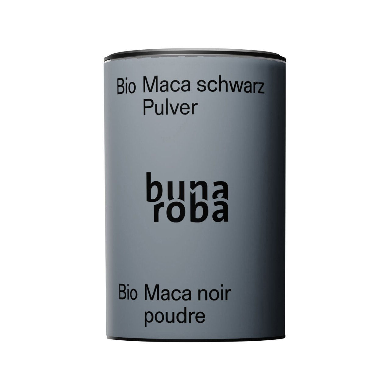 1x BUNAROBA Maca Pulver schwarz 175g
