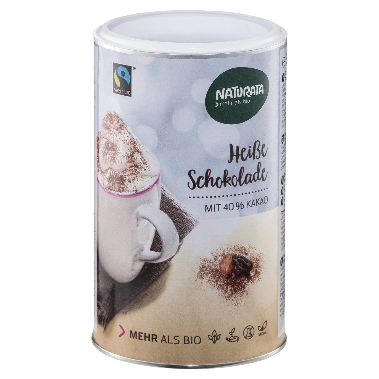 6x NATURATA Heisse Schokolade 350g