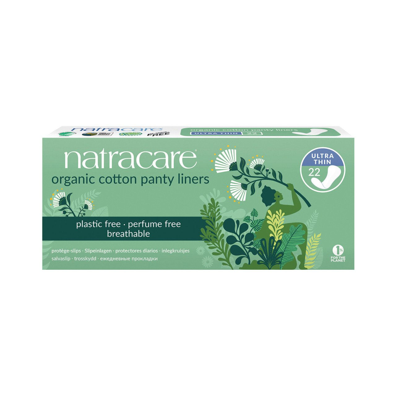4x NATRACARE Slipeinlagen ultradünn 22 Stück