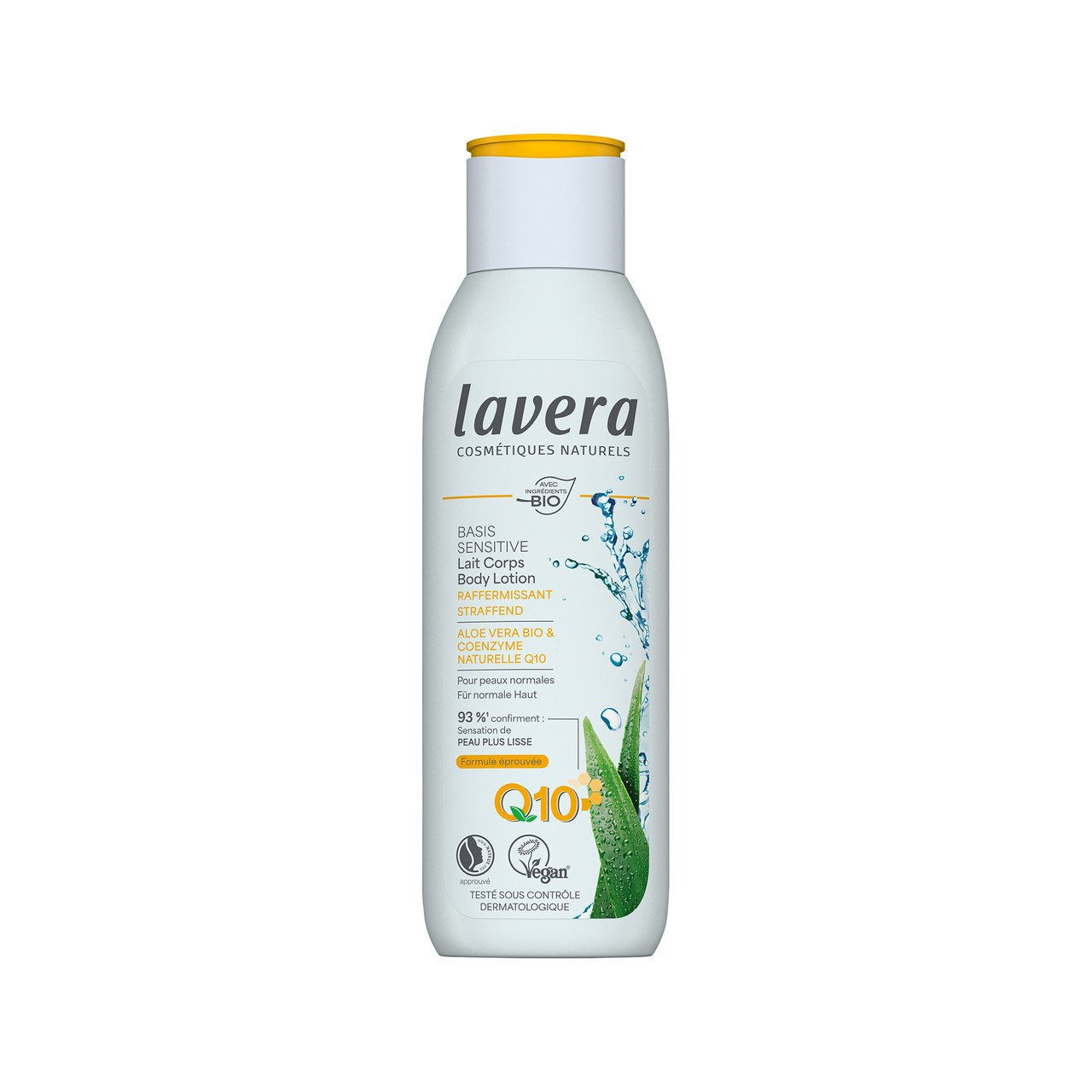 1x LAVERA Basis Sensitiv Bodylotion Straffend Q10 Aloe-Vera 250ml