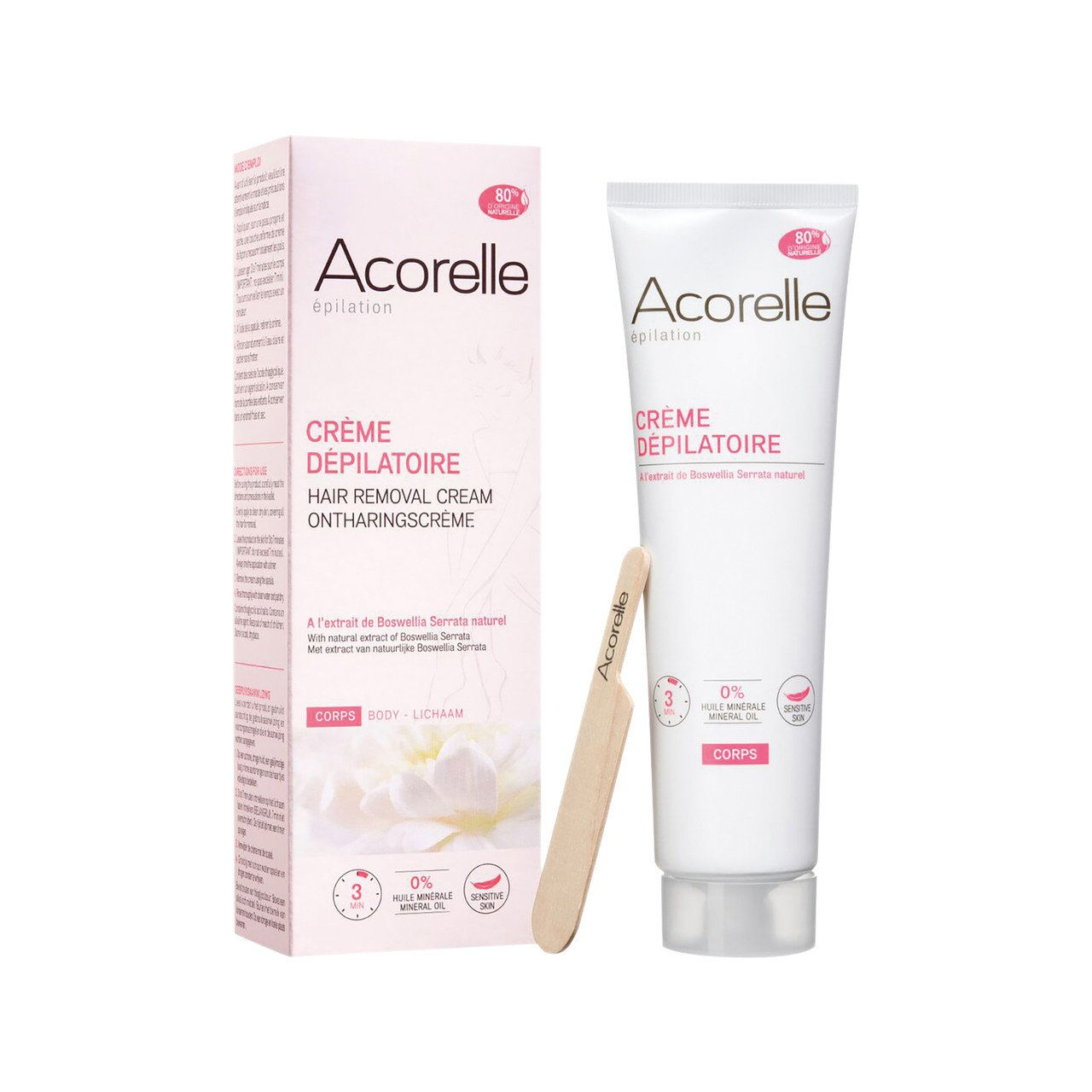 1x ACORELLE Enthaarungscreme Körper 150ml