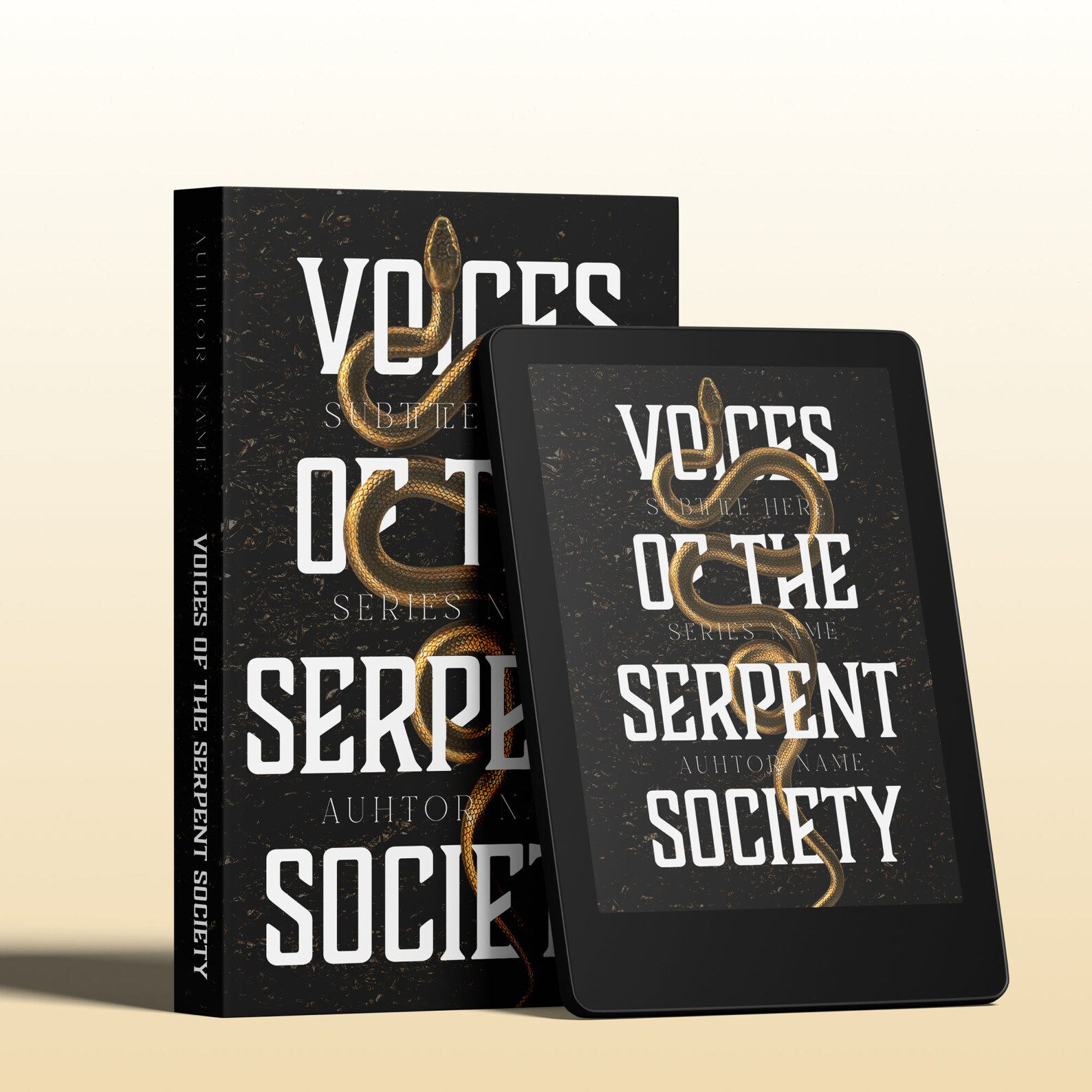 Pre-Made Book Cover Design for Indie Authors