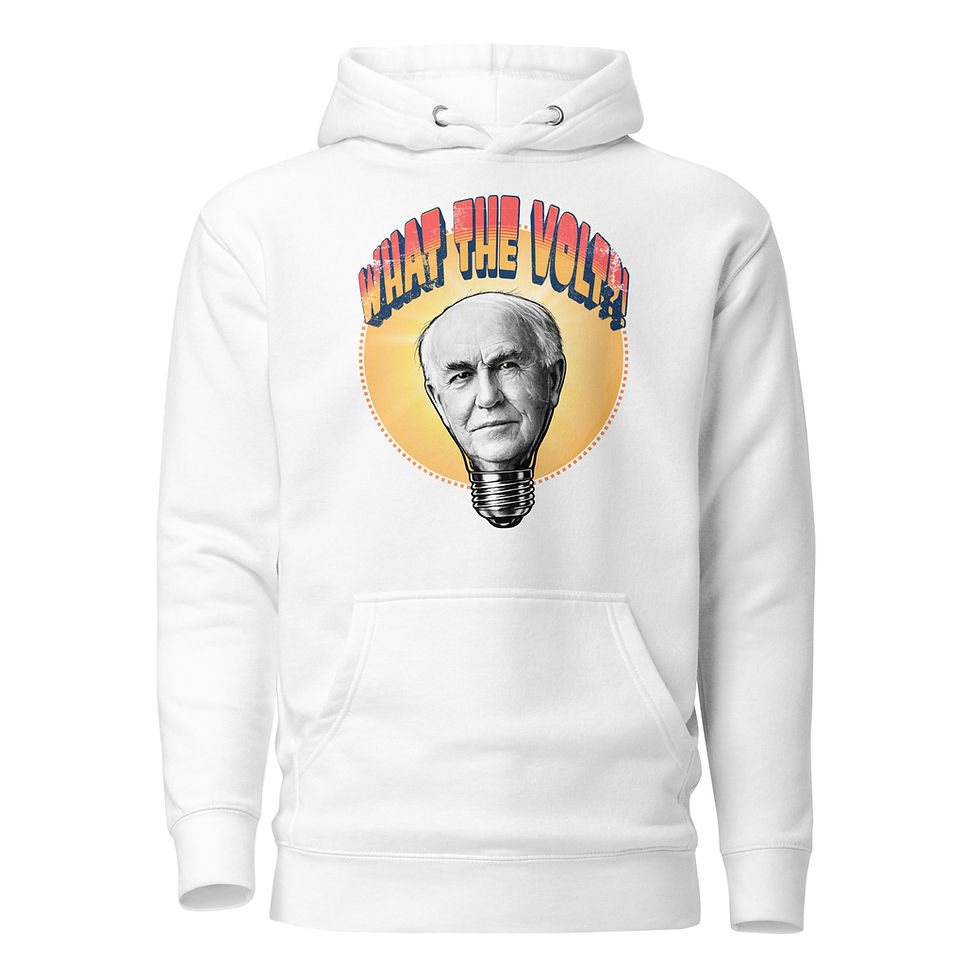 Miniaturbild: What the Volt?! {Thomas Edison} - Premium Hoodie