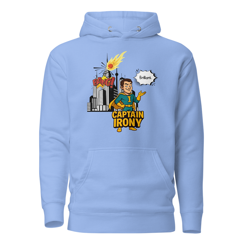 Thumbnail: Captain Irony - Premium Hoodie