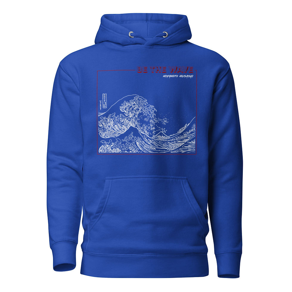 Thumbnail: Be the Wave {Miyamoto Musashi} - Premium Hoodie