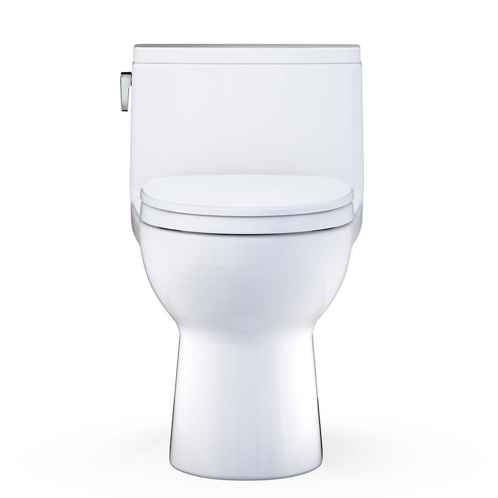 Thumbnail: TOTO Redington 1G One-Piece Toilet - 1.0 GPF - Elongated - Cotton White