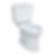 DRAKE® TWO-PIECE TOILET, 1.28 GPF, ELONGATED BOWL - UNIVERSAL HEIGHT - 10" ROUGH