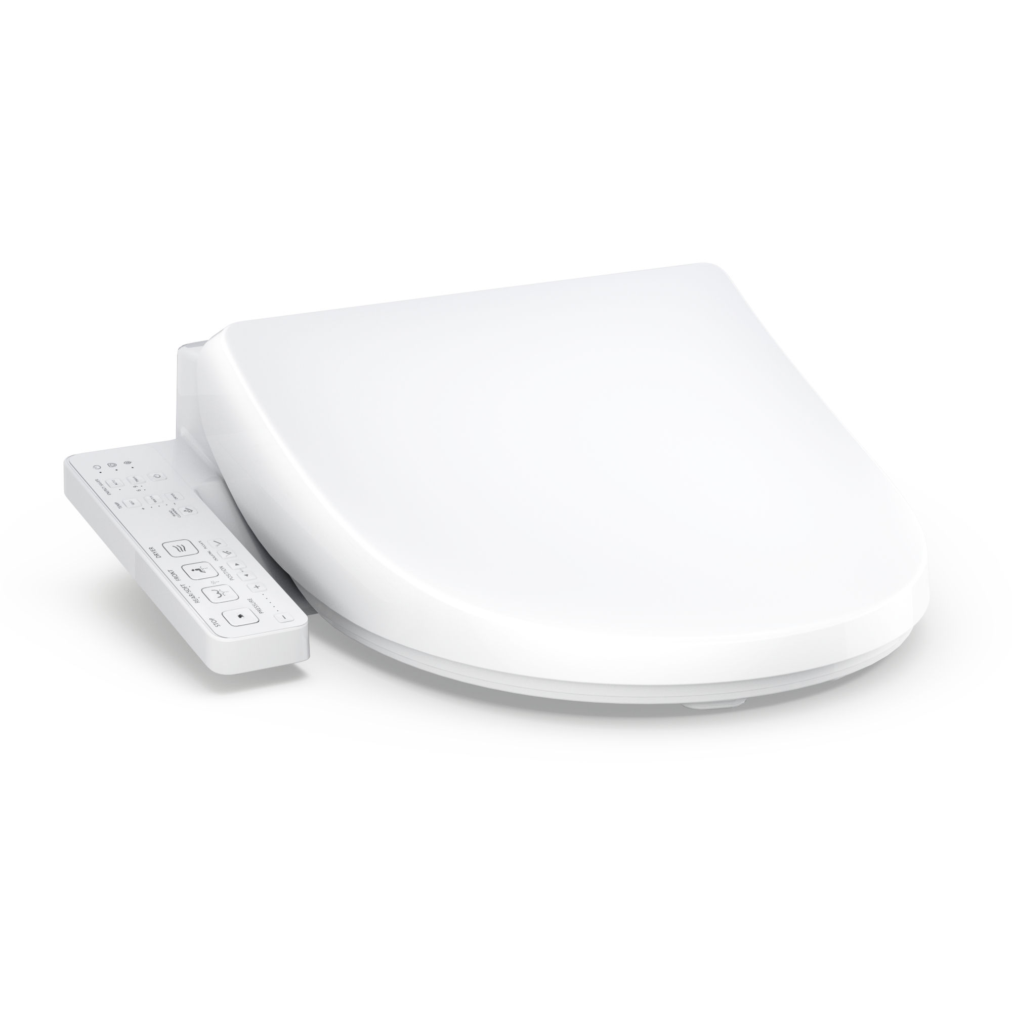 WASHLET S1 Electronic Bidet Seat, Round, Cotton White - SW2325#01