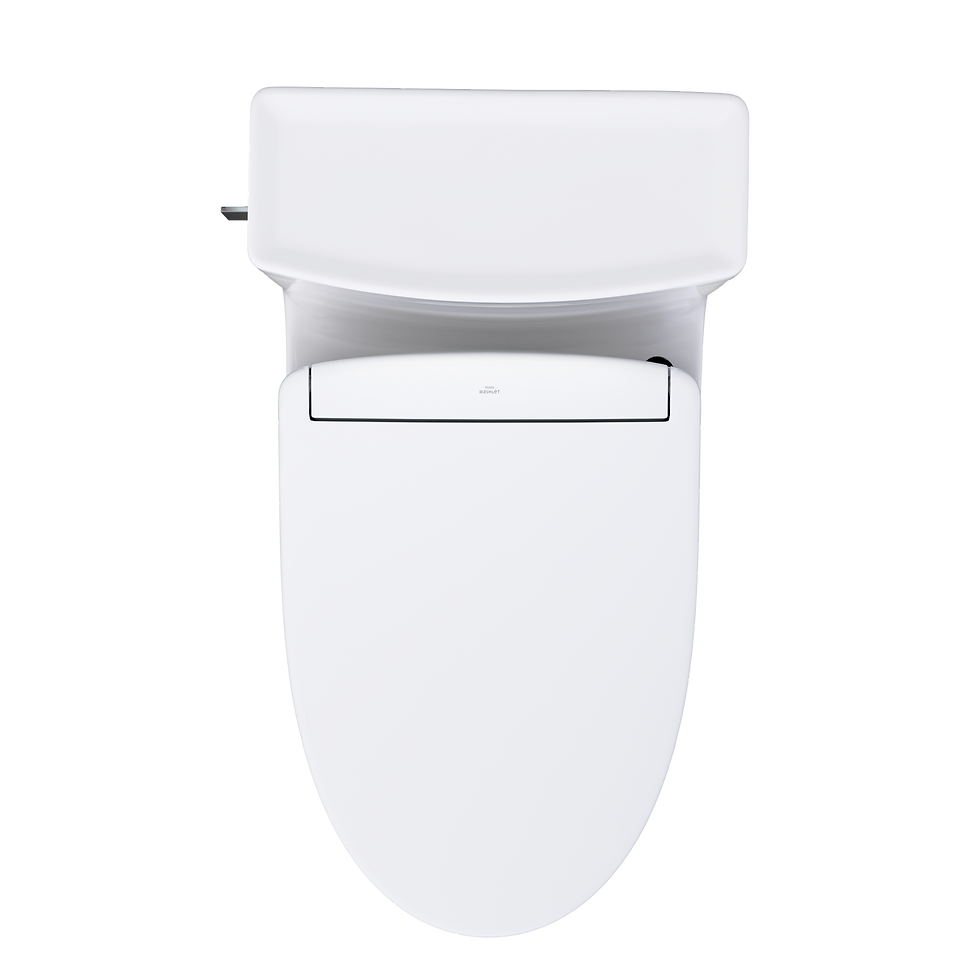 Thumbnail: Legato - WASHLET+ S5 One-Piece Toilet - 1.28 GPF - Universal Height