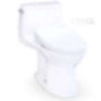 Thumbnail: Ultramax WASHLET+ S5 One-Piece Toilet - 1.28 GPF - Cotton White