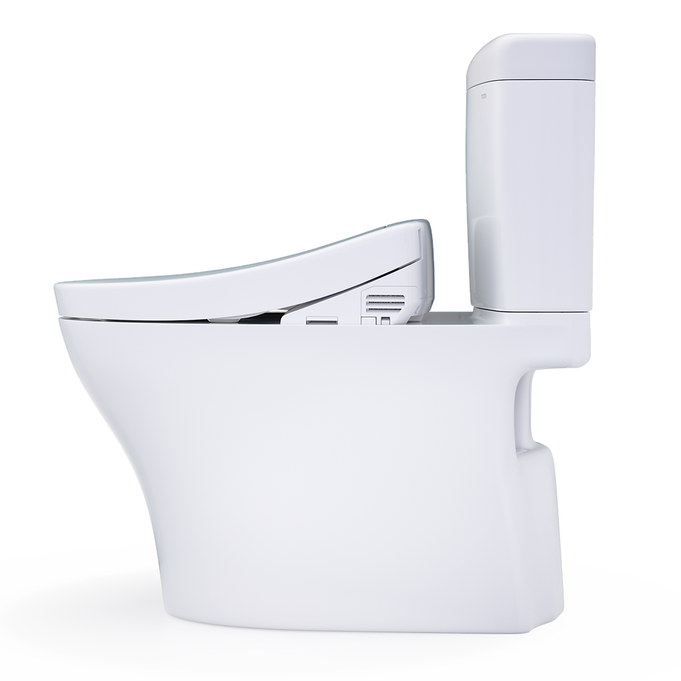 Thumbnail: Aquia IV Cube - WASHLET+ S2 Two-Piece Toilet - 1.28 GPF & 0.9 GPF - Univ Ht