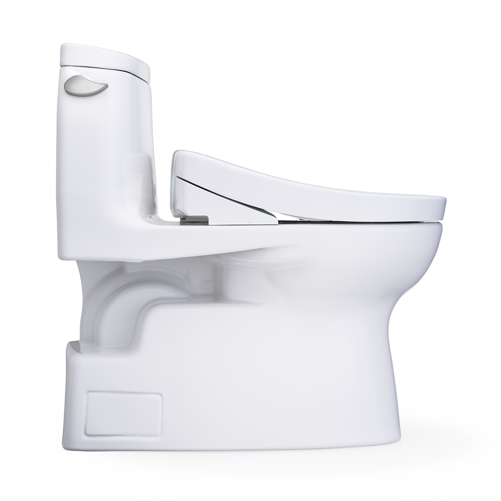Thumbnail: Carlyle II WASHLET+ S5 One-Piece Toilet - 1.28 GPF - Universal Height