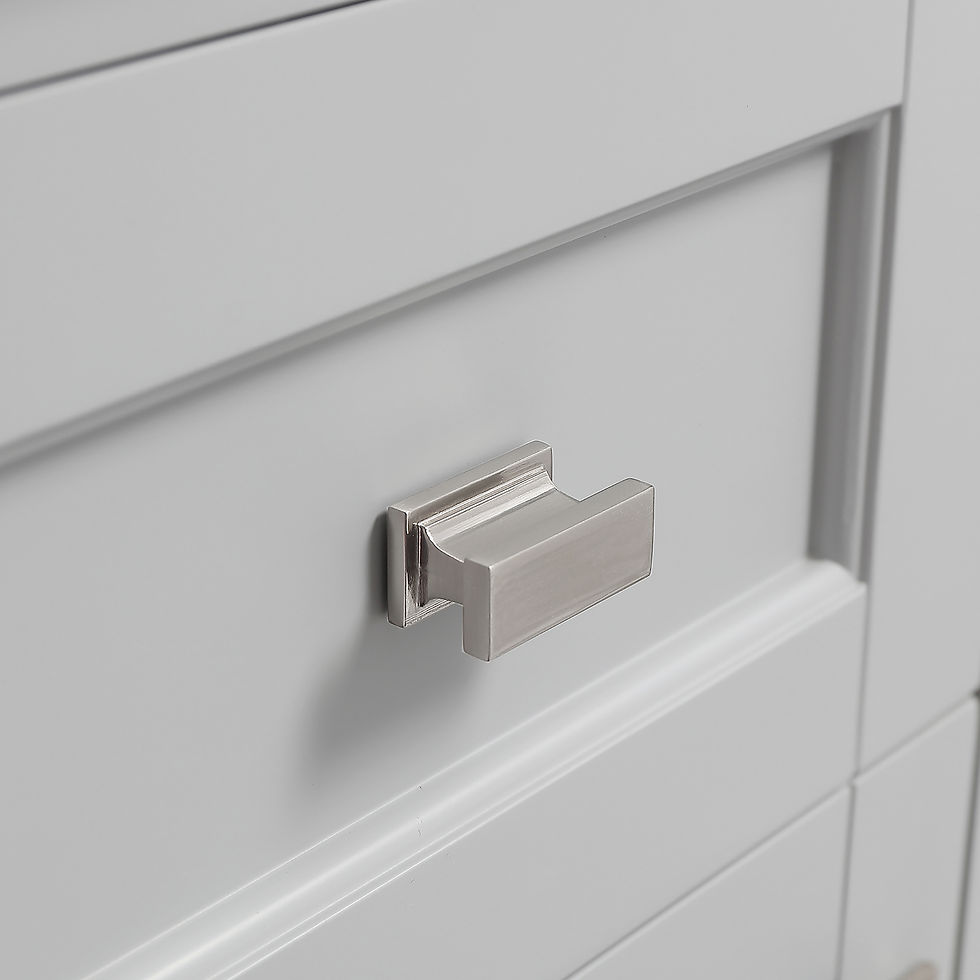 Thumbnail: Juniper 60 in. Double Vanity, Dove Gray w/Engineered Stone Top & Ceramic Basins