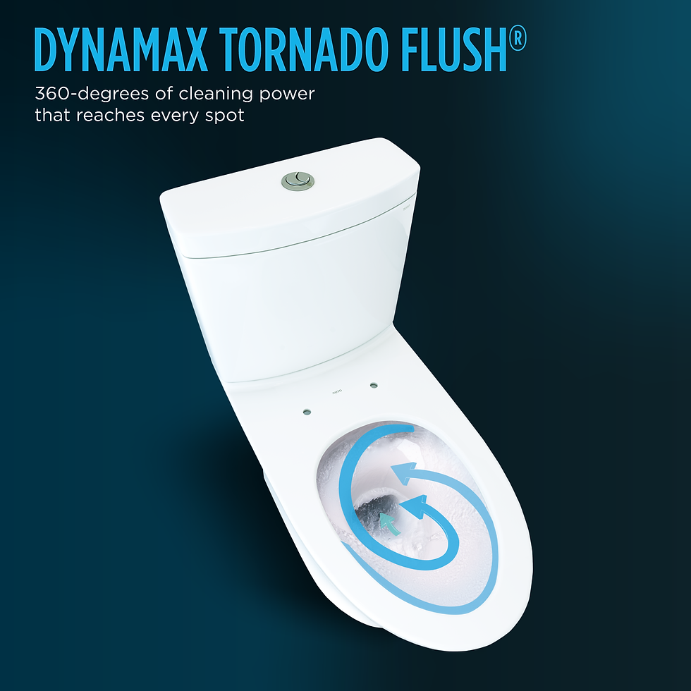 Thumbnail: AQUIA® IV ARC - WASHLET®+ S7A TWO-PIECE TOILET-1.28 & 0.9 GPF - UNIVERSAL HEIGHT