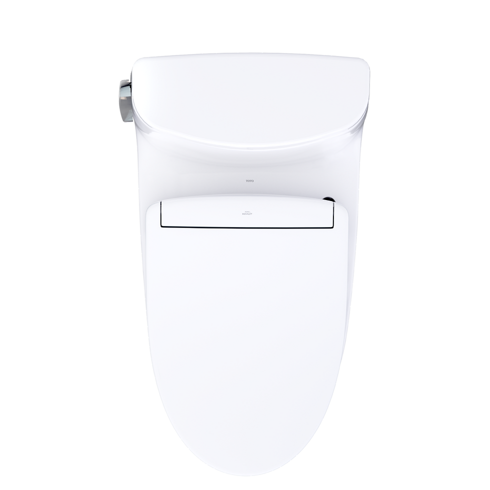 Thumbnail: Ultramax WASHLET+ S5 Low Profile One-Piece Toilet - 1.28 GPF - Cotton White