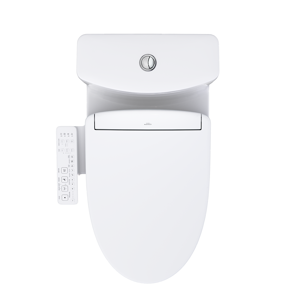 Thumbnail: Aquia IV - WASHLET+ S2 One-Piece Toilet - 1.28 GPF & 0.9 GPF - Universal Ht