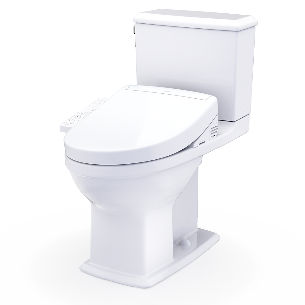 Thumbnail: Connelly - WASHLET+ S2 Two-Piece Toilet - 1.28 GPF & 0.9 GPF - Universal Height