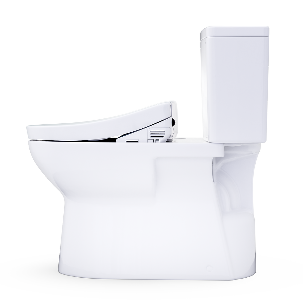 Thumbnail: Glaston 1G WASHLET+ S5 - Two-Piece Toilet - 1.0 GPF - Cotton White