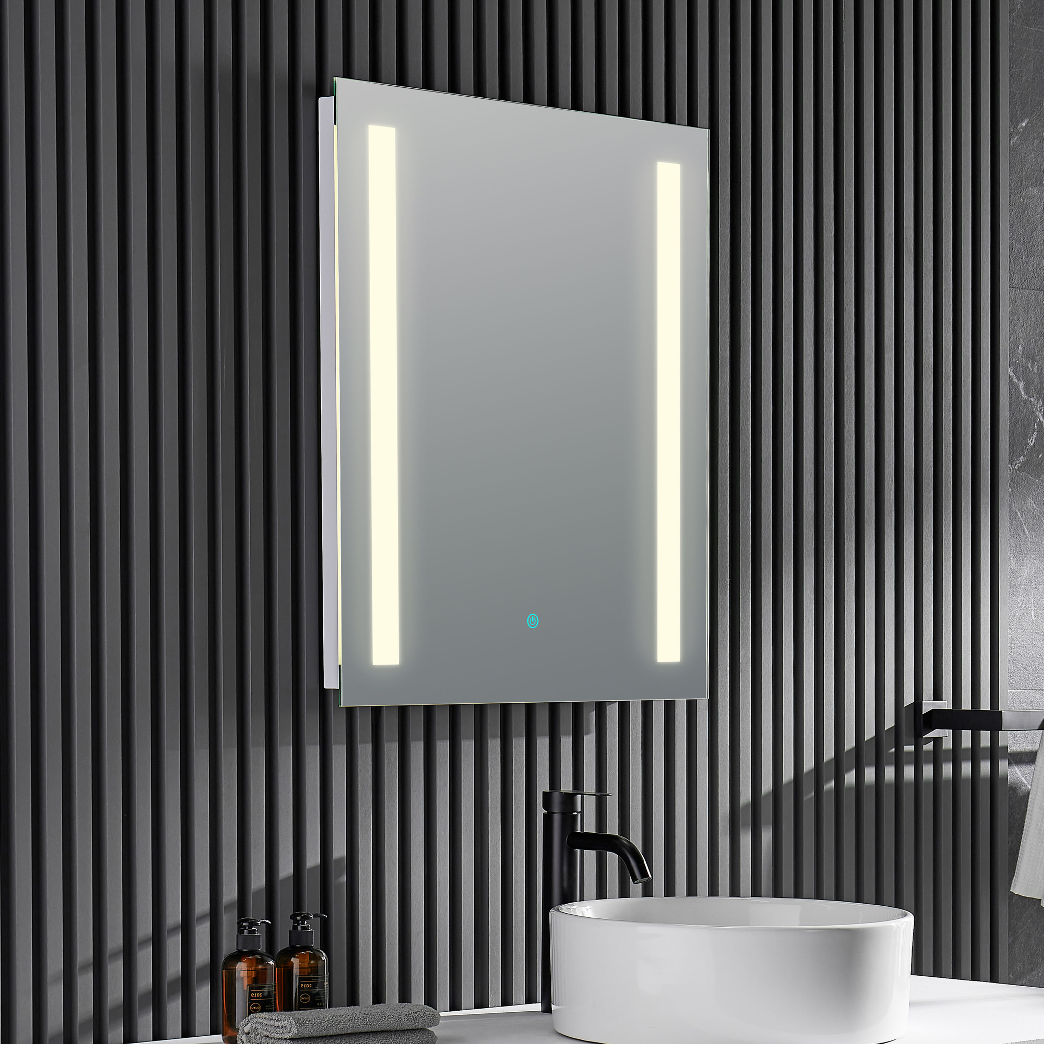 ANZZI Mantra 30 X 24 in. Frameless LED Mirror