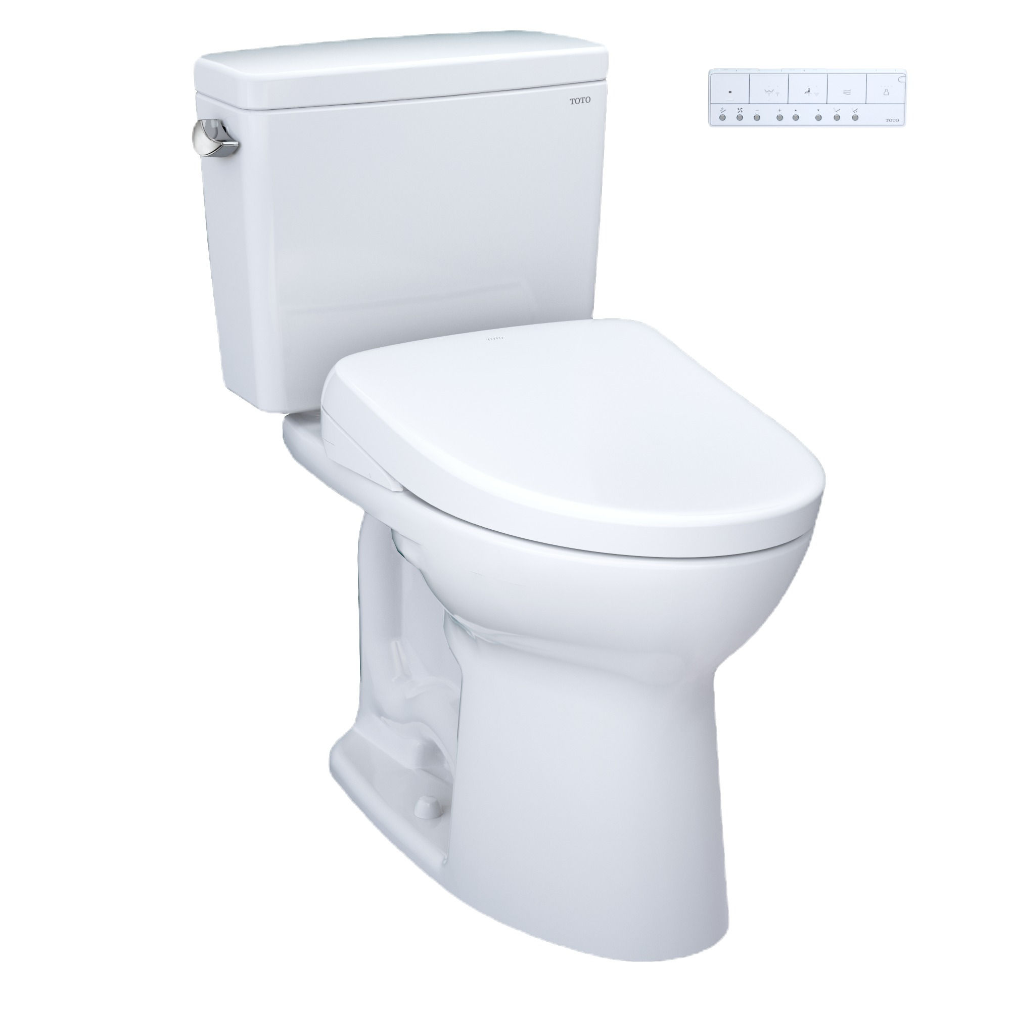 DRAKE WASHLET+ S7A TWO-PIECE TOILET - 1.6 GPF - UNIVERSAL HEIGHT - 10" ROUGH-IN