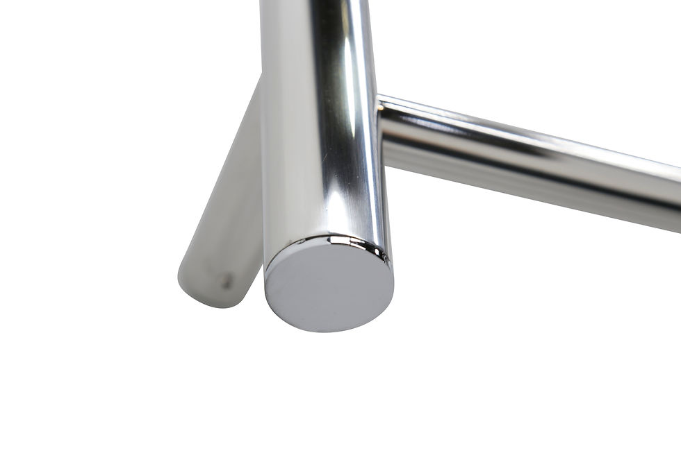 Thumbnail: Eve 8-Bar Stainless Steel Wall Mounted Electric Towel Warmer Rack - Polished Chr