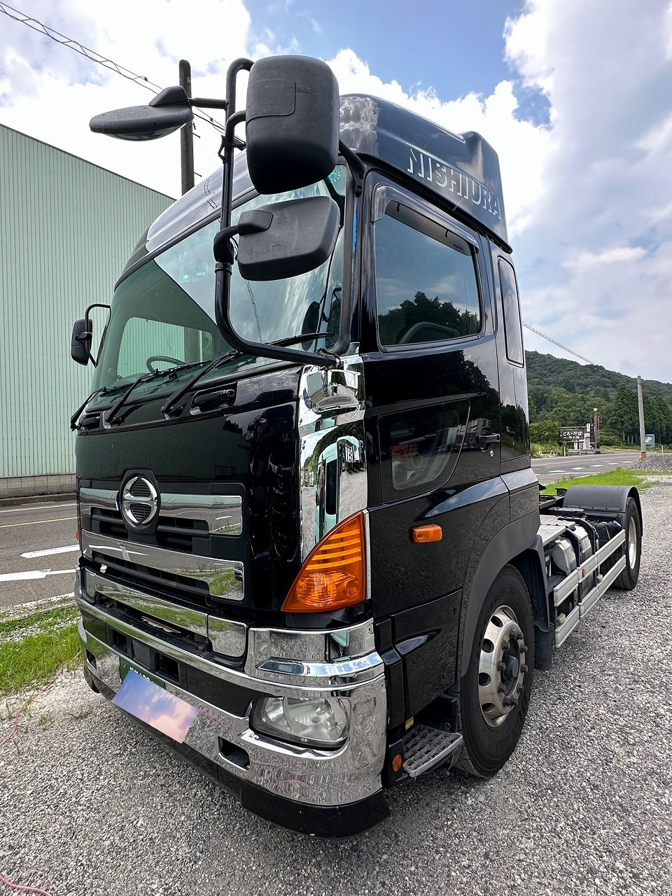 福井県敦賀市【西浦商会】様・日野SH1EDAG- E13C型水素ガスカーボンクリーニング施工実施
