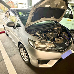 石川県金沢市-ホンダ フィット・L15B型水素ガスカーボンクリーニング施工実施
