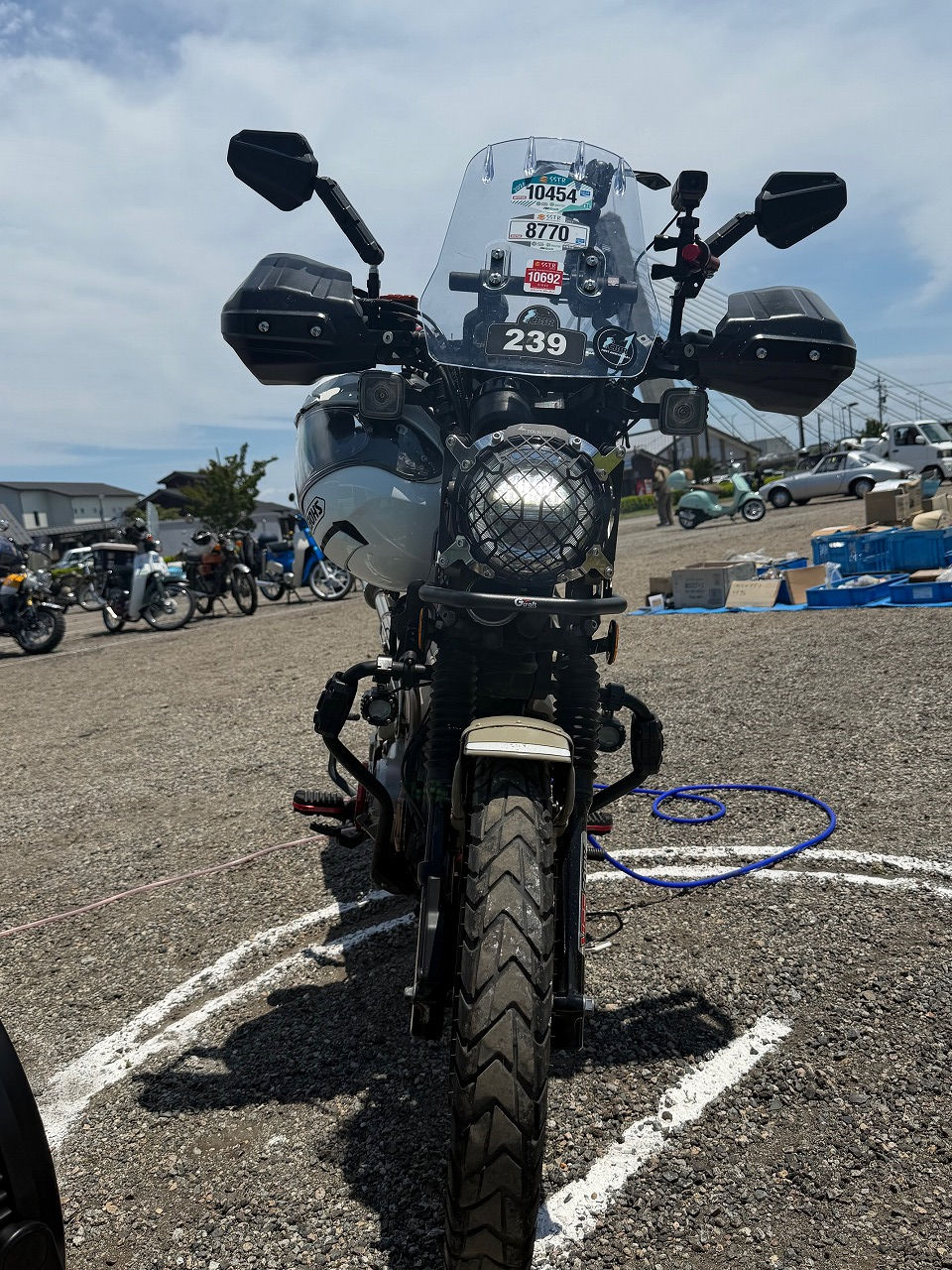 岐阜県-ホンダ CT125ハンターカブ・JA65E型水素ガスカーボンクリーニング施工実施