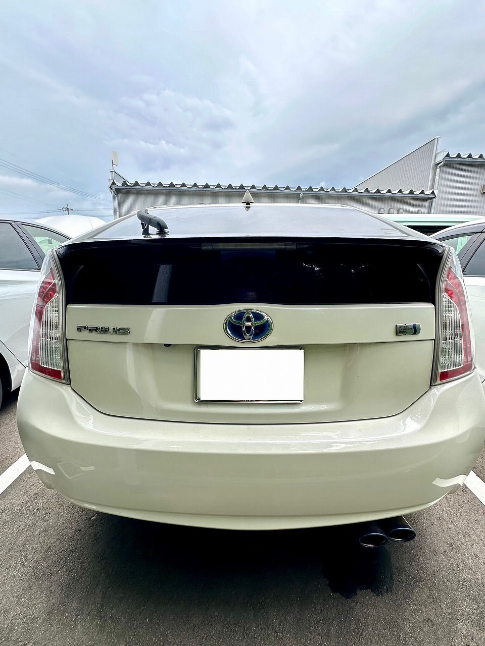 石川県-トヨタ プリウス・2ZR-FXE型 水素ガスカーボンクリーニング施工実施