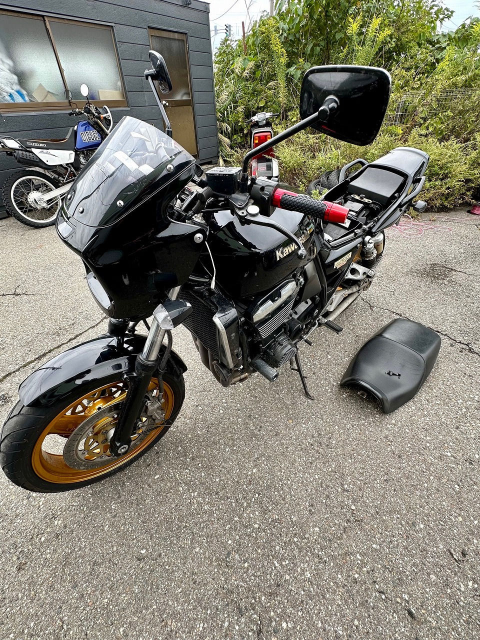 富山県射水市- カワサキ・ZRX100R-ZRT10C型 水素ガスカーボンクリーニング施工実施