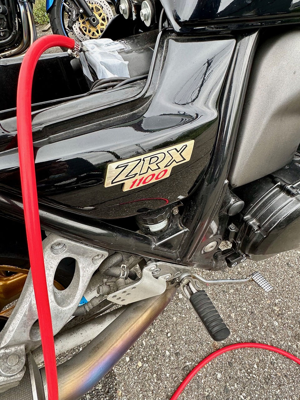富山県射水市- カワサキ・ZRX100R-ZRT10C型 水素ガスカーボンクリーニング施工実施