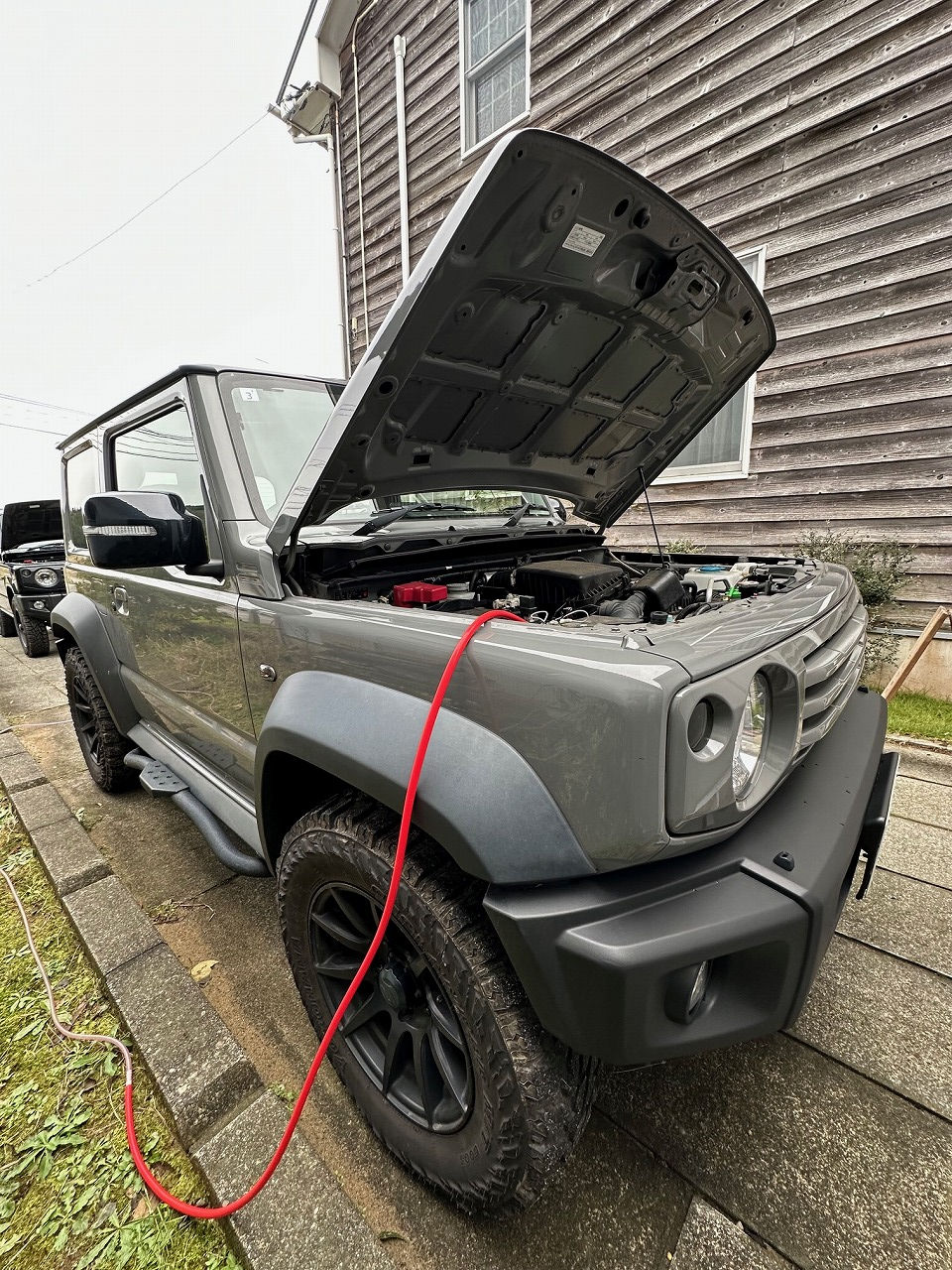 石川県小松市【コカチ様】-スズキ ジムニーシエラ・K15B型 水素ガスカーボンクリーニング施工実施